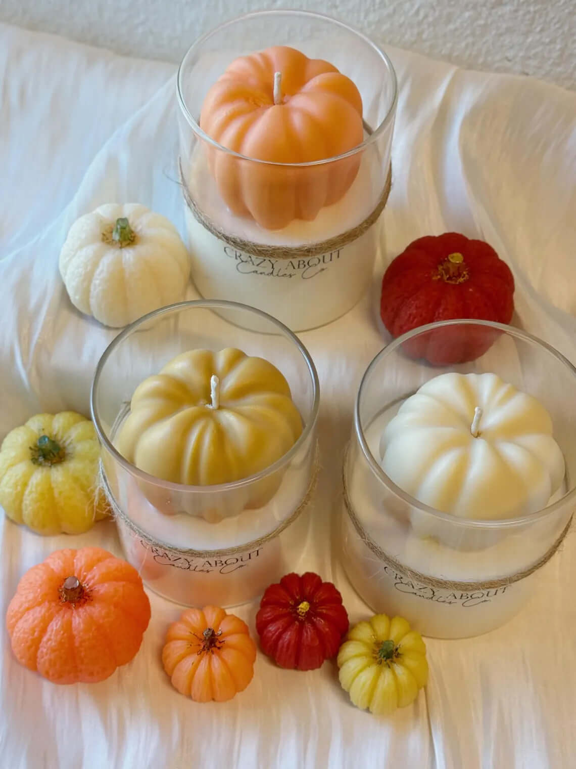 Pumpkin Candle in Glass Jar