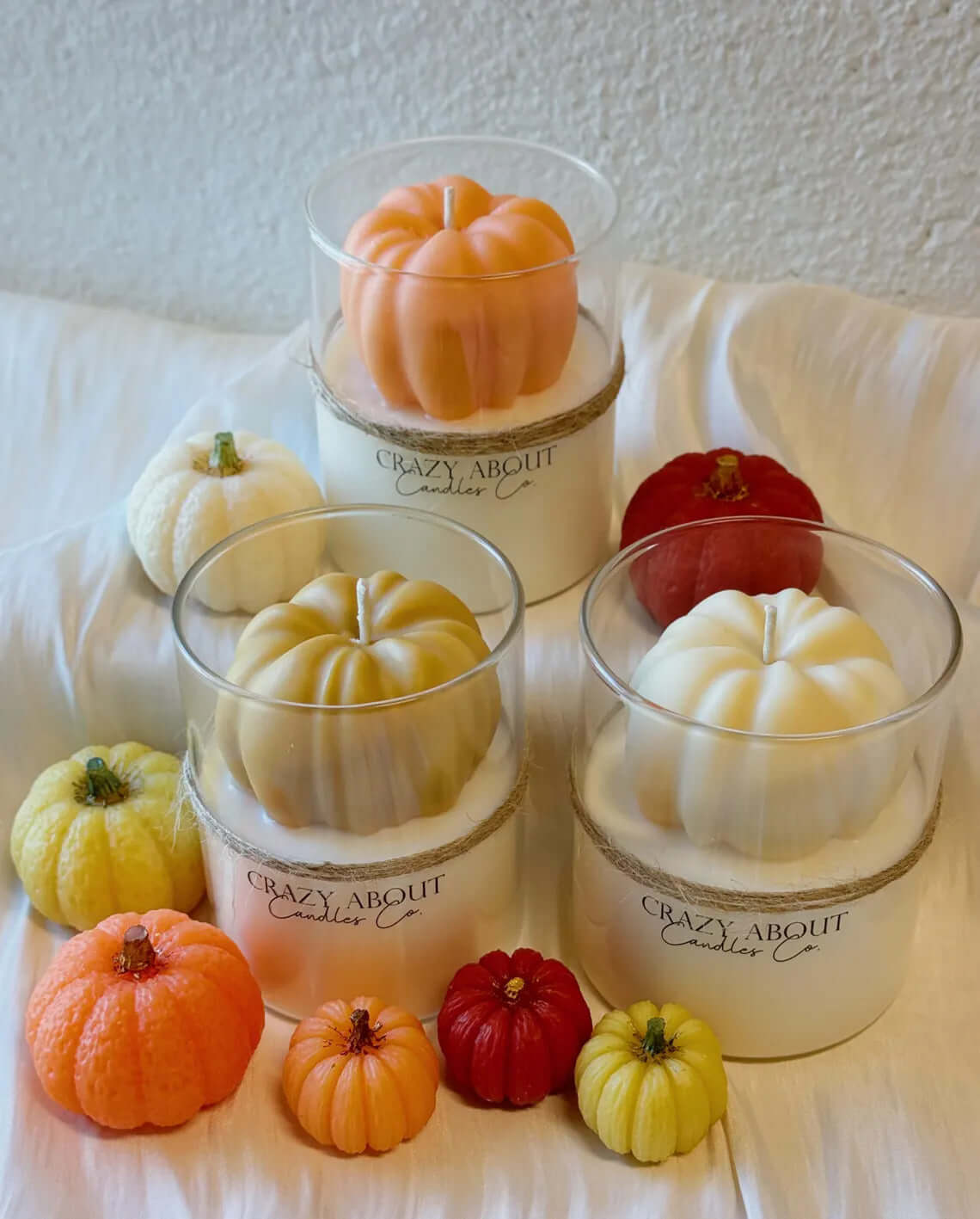 Pumpkin Candle in Glass Jar