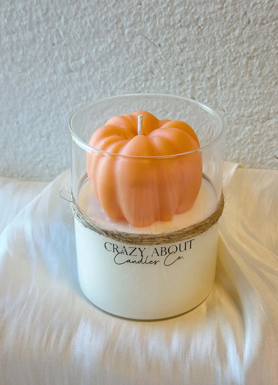 Pumpkin Candle in Glass Jar