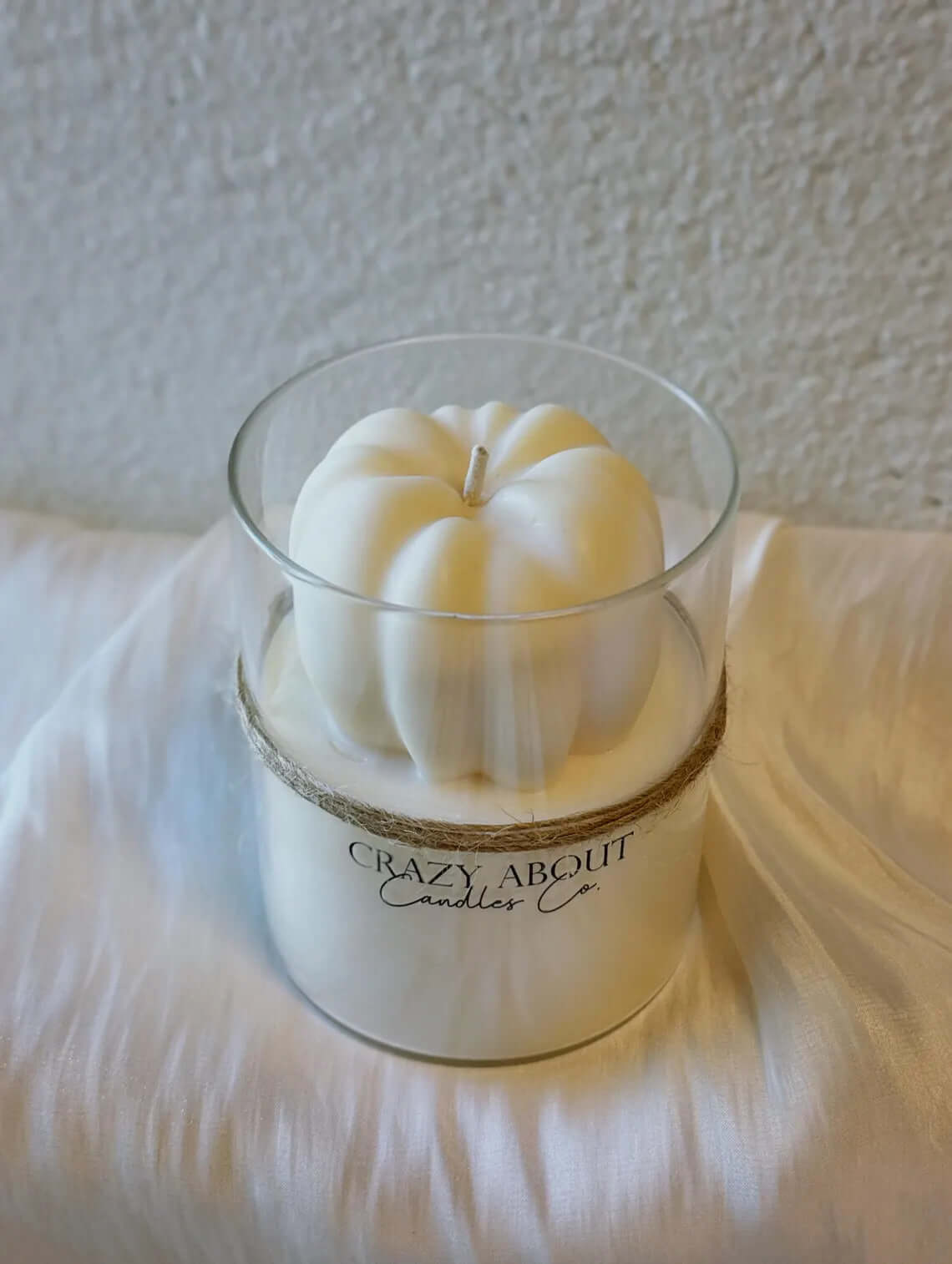 Pumpkin Candle in Glass Jar