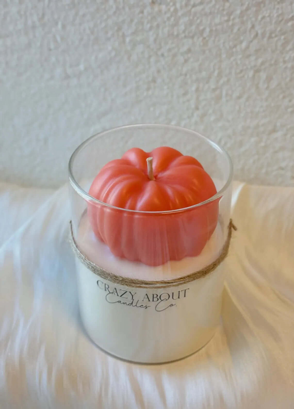 Pumpkin Candle in Glass Jar