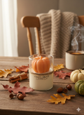 Pumpkin Candle in Glass Jar