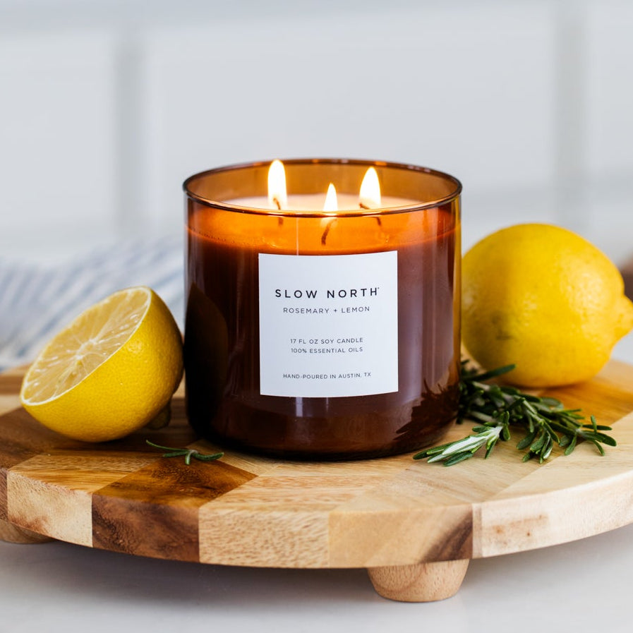 Rosemary & Lemon Signature 3-Wick Candle