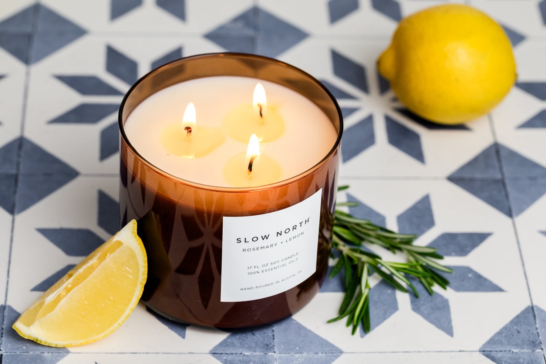 Rosemary & Lemon Signature 3-Wick Candle