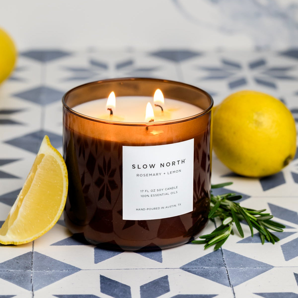 Rosemary & Lemon Signature 3-Wick Candle