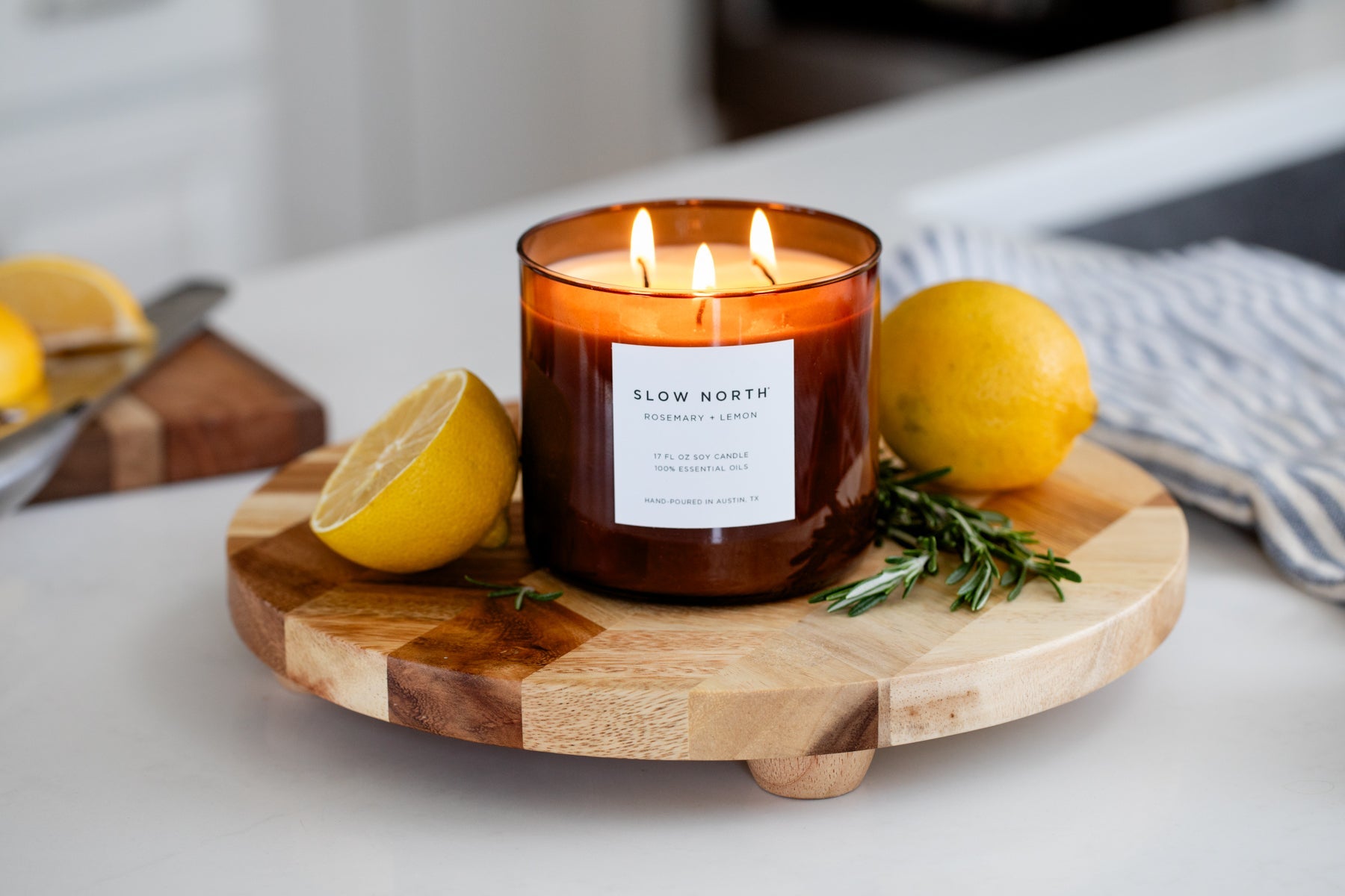 Rosemary & Lemon Signature 3-Wick Candle