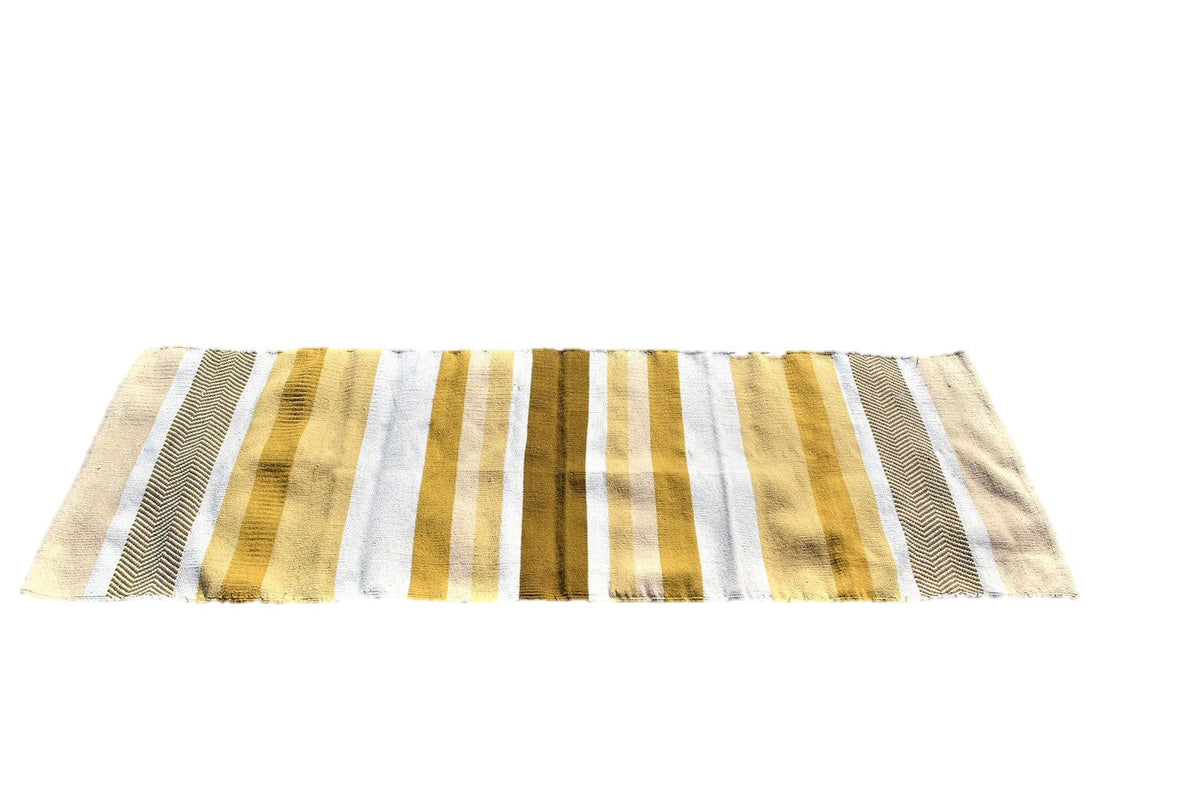 Handwoven Cotton Yoga Meditation Prayer Rug