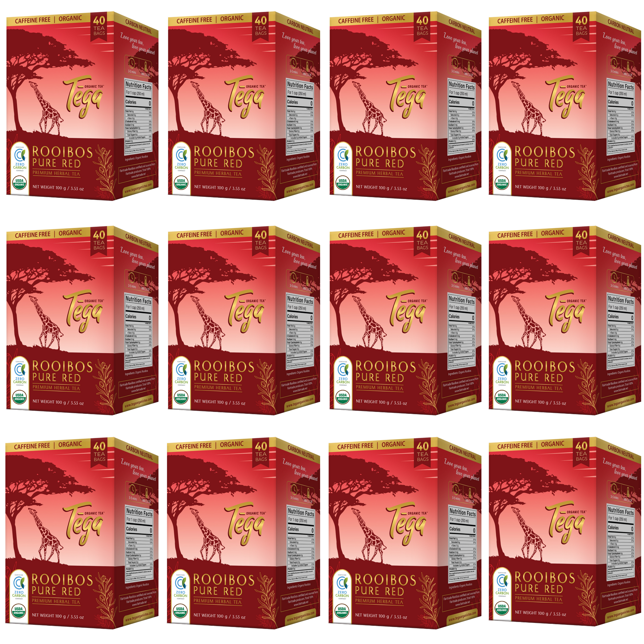 Red Rooibos Organic Value Pack - 40ct
