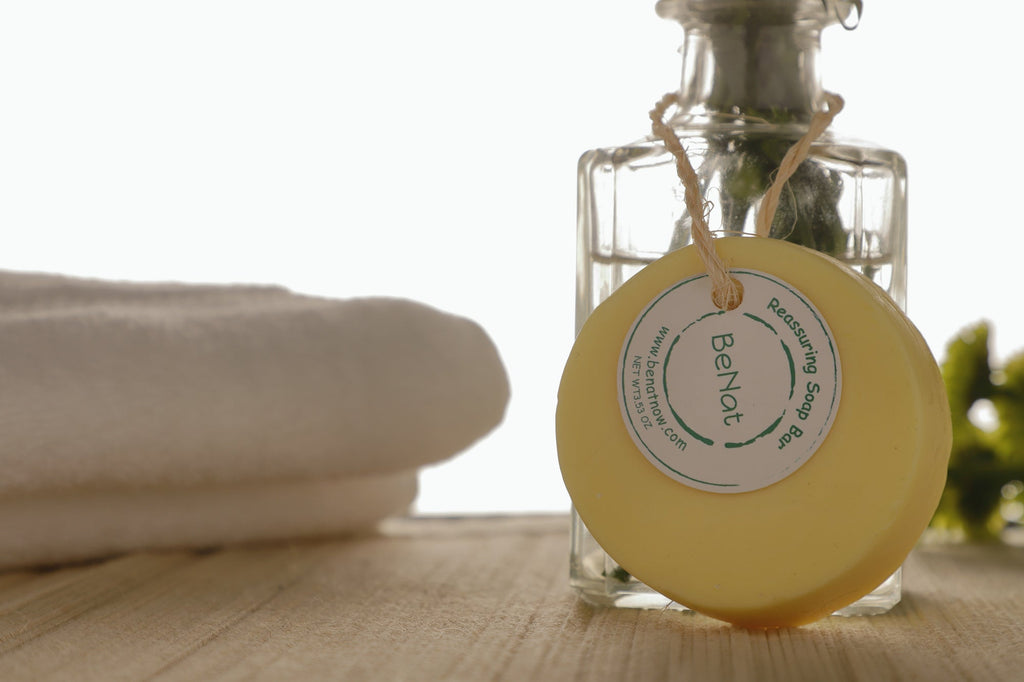 Reassuring Soap Bar - Wheat, Olive & Almond Oil.