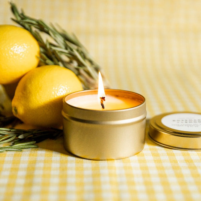 Rosemary & Lemon Soy Wax Candle