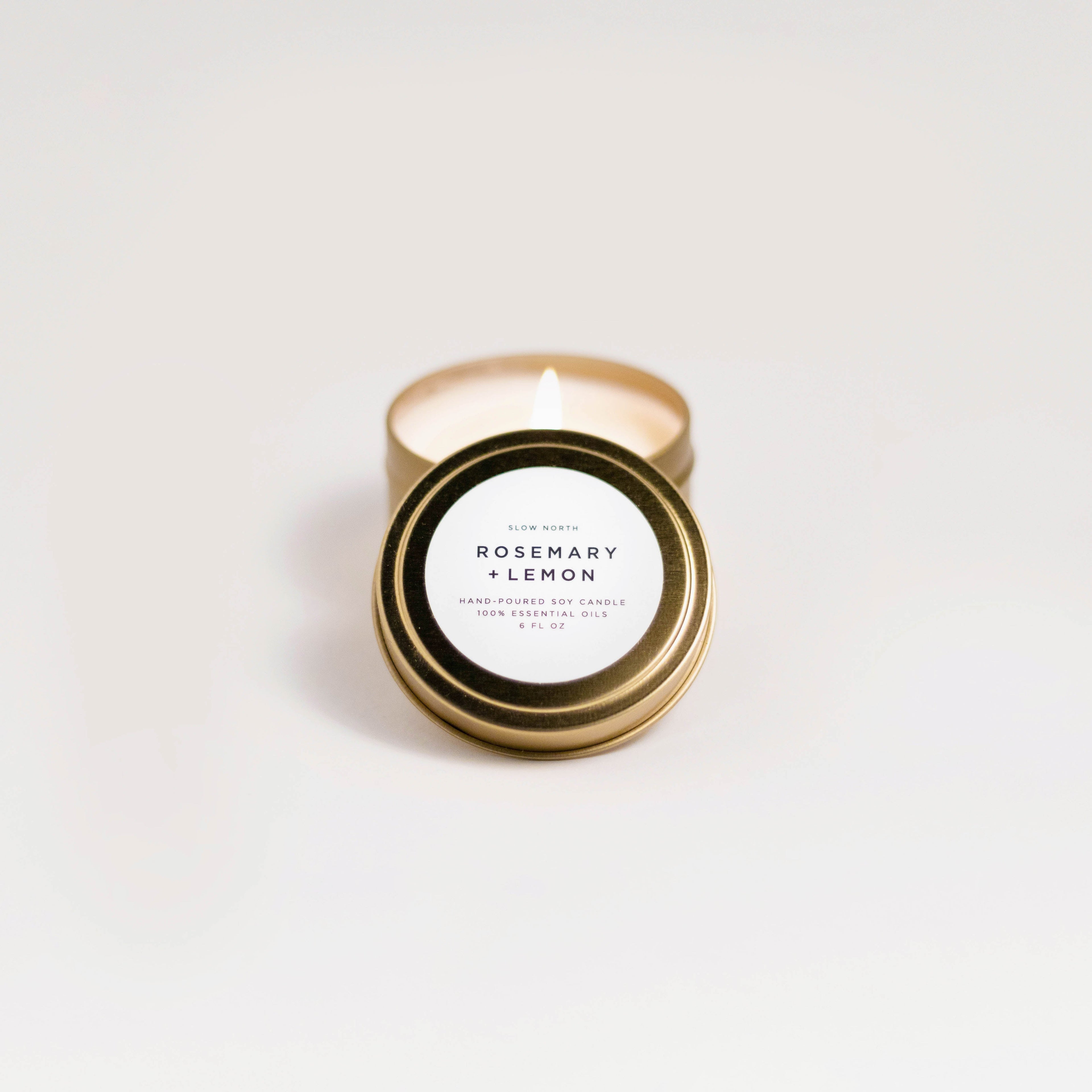 Rosemary & Lemon Soy Wax Candle