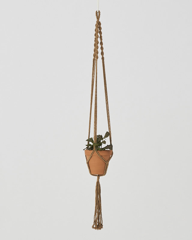 Santana Macrame Plant Holder | Khaki