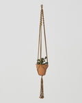 Santana Macrame Plant Holder | Khaki