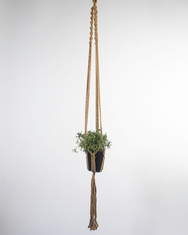 Santana Macrame Plant Holder | Khaki