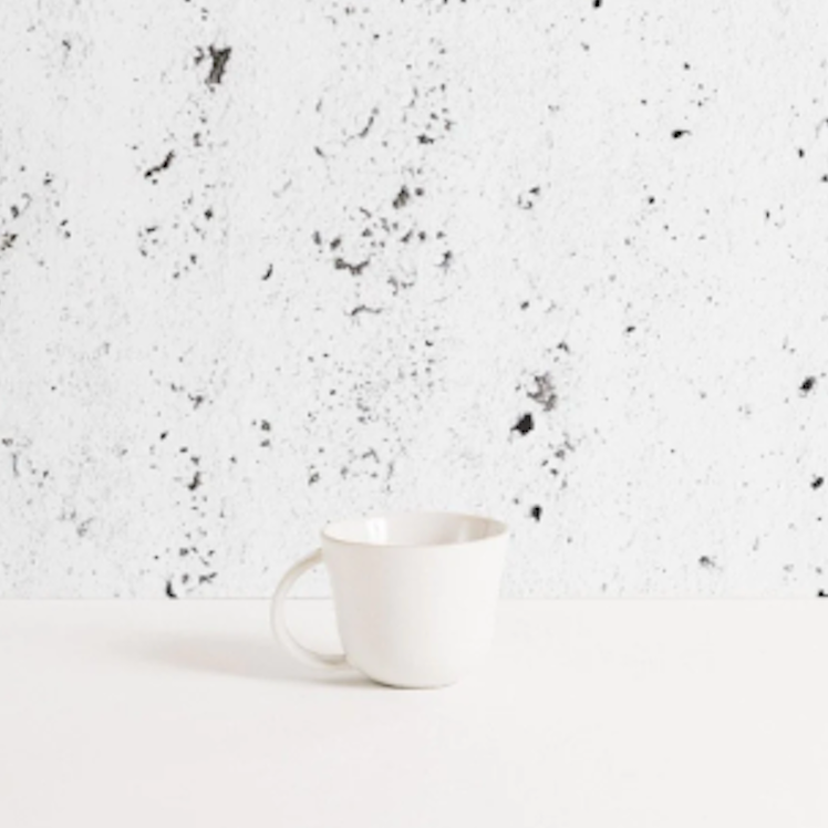 Tunisian Mug - Matte White
