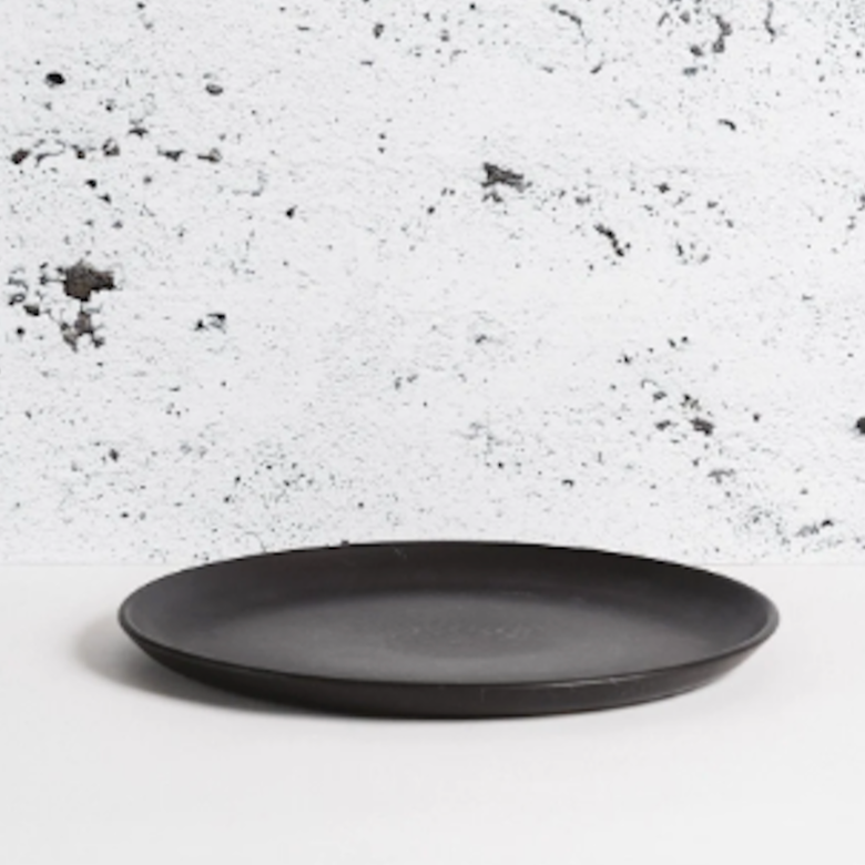 Tunisian Dinner Plate - Matte Black