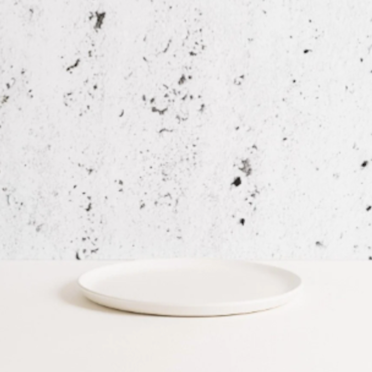 Tunisian Side Plate - Matte White