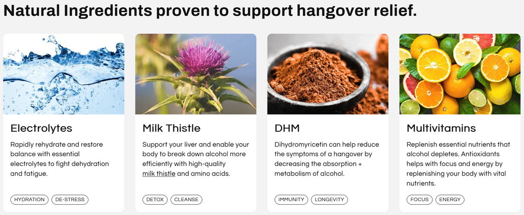 Hangover Relief Pills