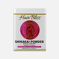 Hair Bliss Natural Shikakai Acacia Herbal Hair & Skin Conditioning Powder with Reusable Brush & Tray (12 Individual Sachets - 10gm each)