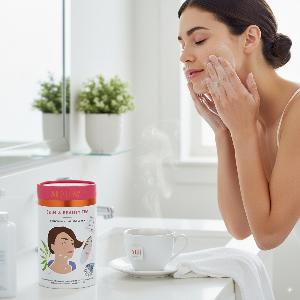 Skin and Beauty Luxury herbal Tea - 24ct Canister