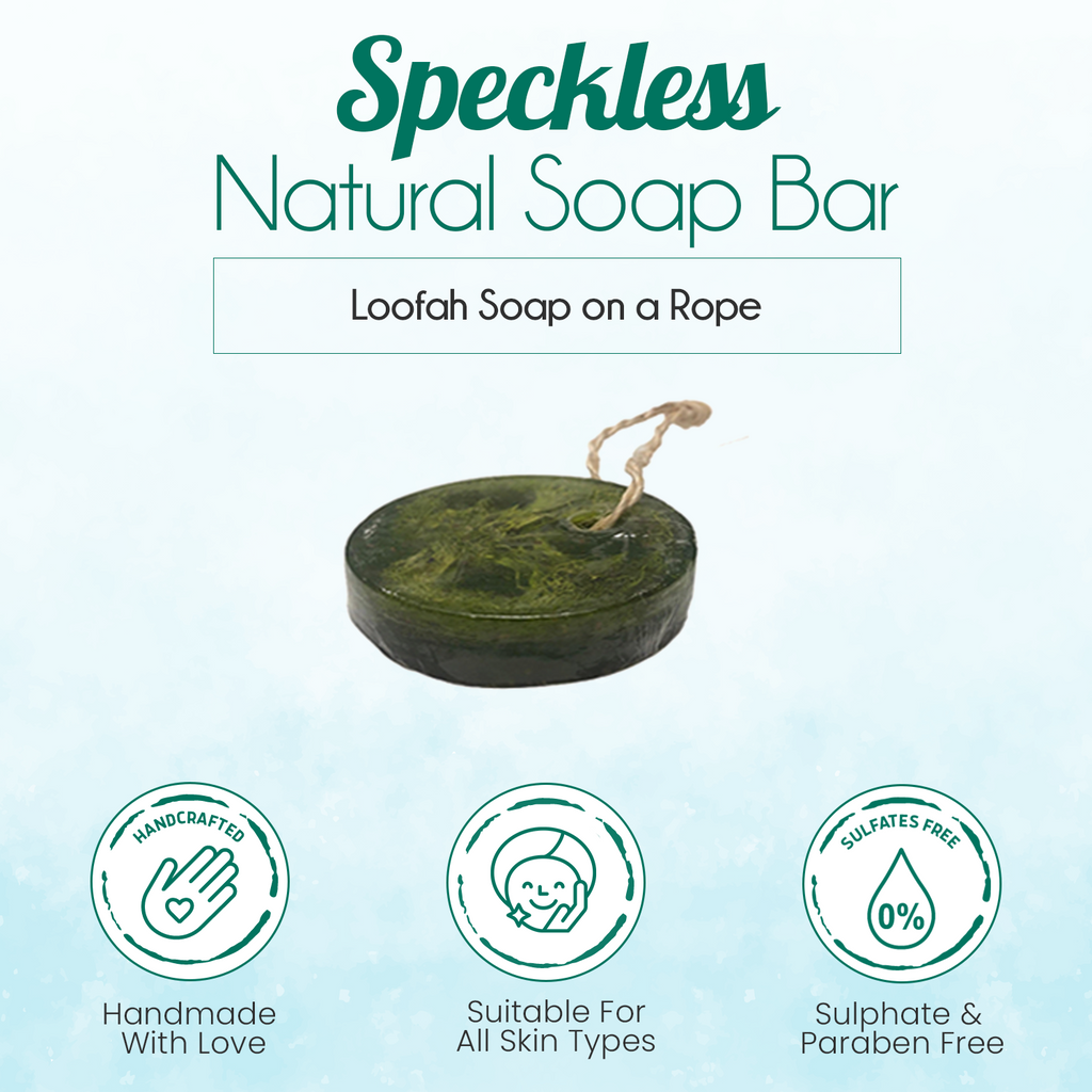 Speckless Soap Bar - Chia, Lemon, Parsley & Coconut Oil.