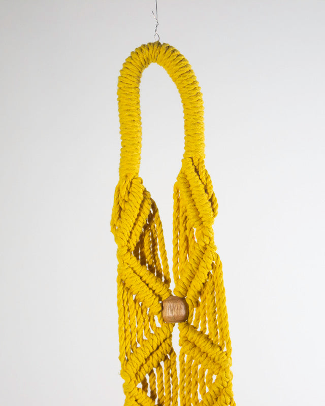 Somoto Macrame Plant Holder | Yellow
