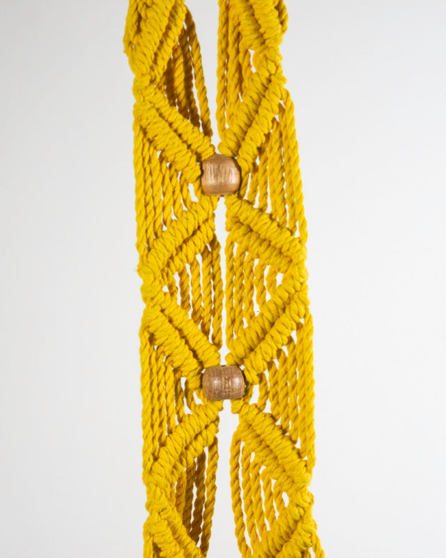 Somoto Macrame Plant Holder | Yellow