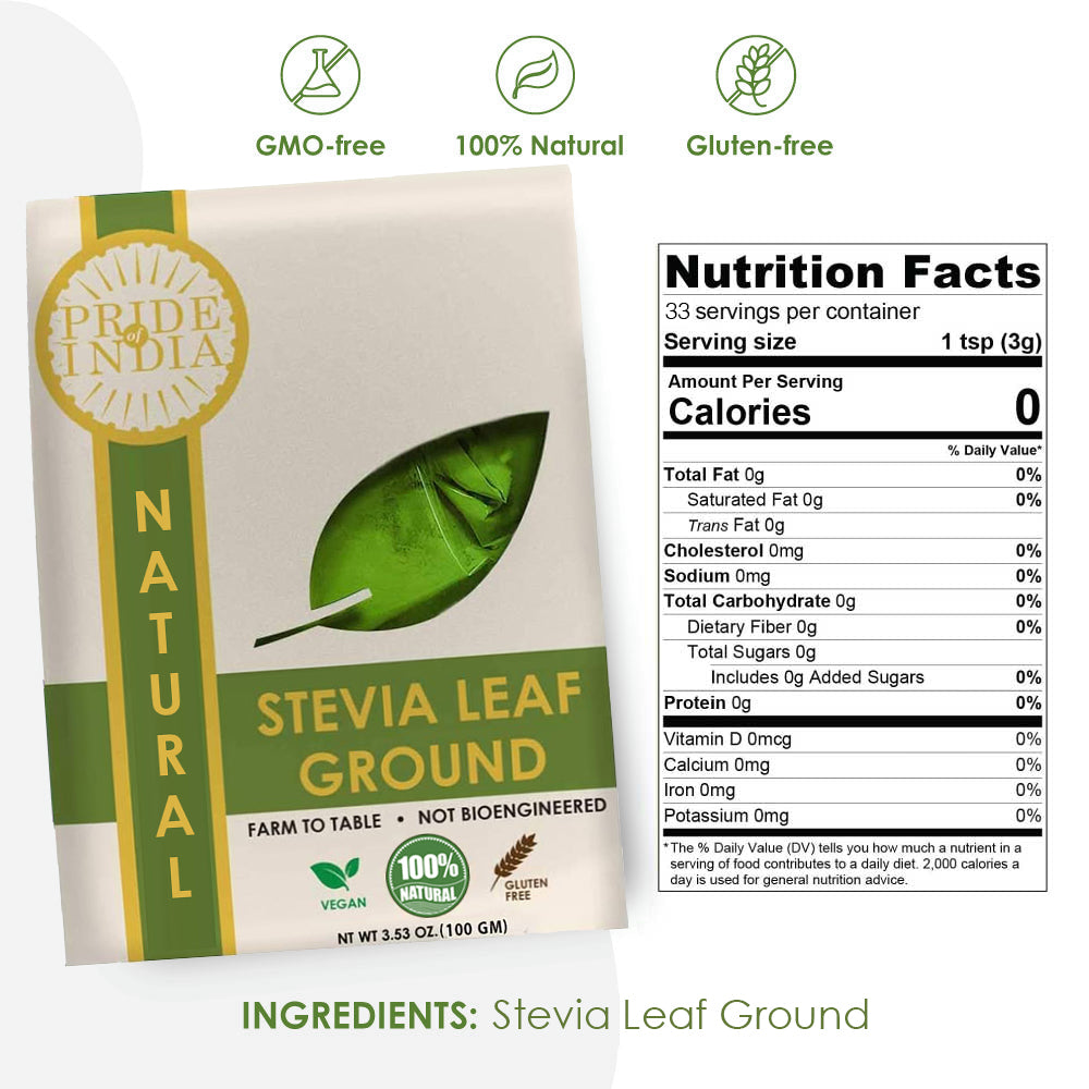 Natural Stevia Leaf Ground