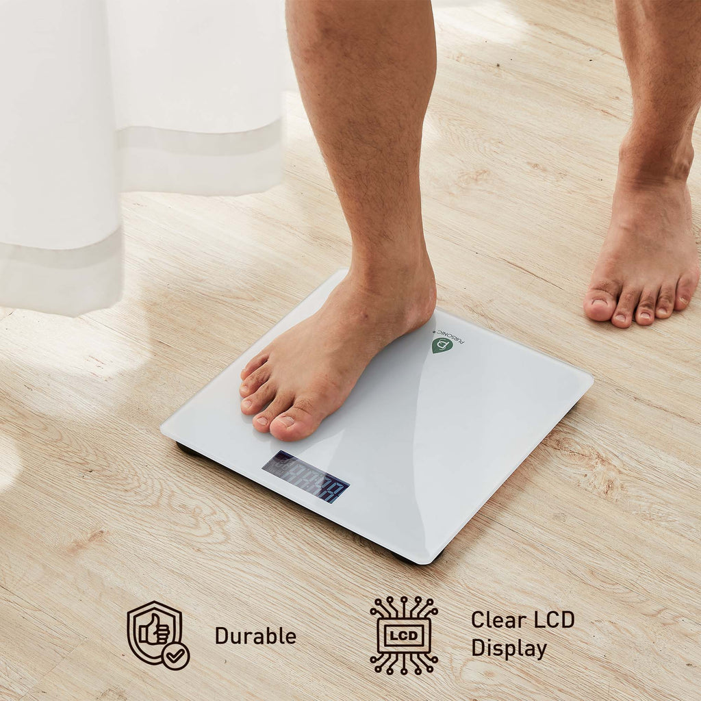 Bathroom Essential Set: Luxury Towel Warmer Bucket, Digital Scale & Bamboo Bath Body Brush