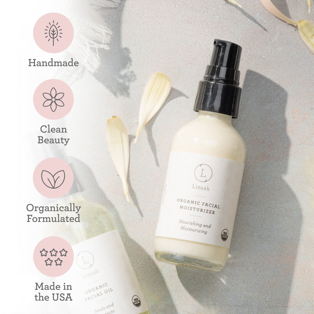 ORGANIC FACIAL MOISTURIZER - Nourishing and Moisturizing