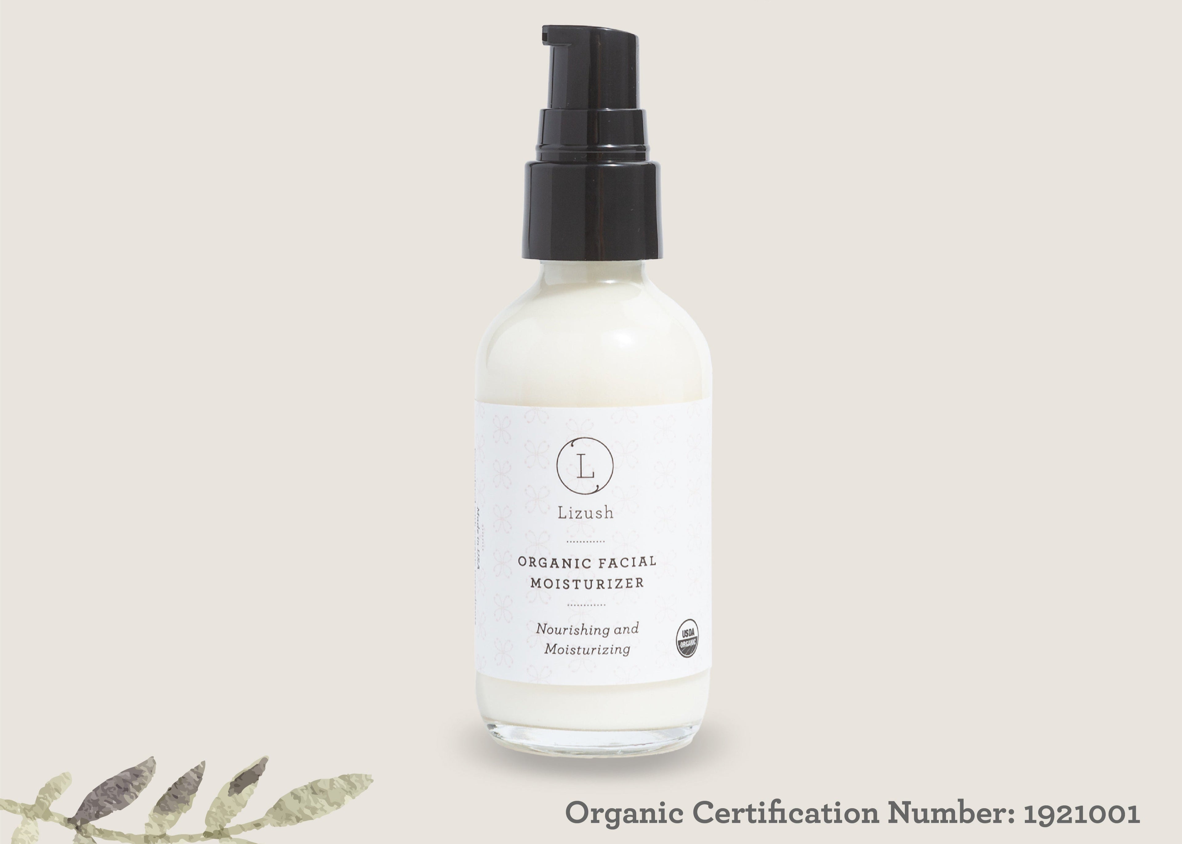 ORGANIC FACIAL MOISTURIZER - Nourishing and Moisturizing