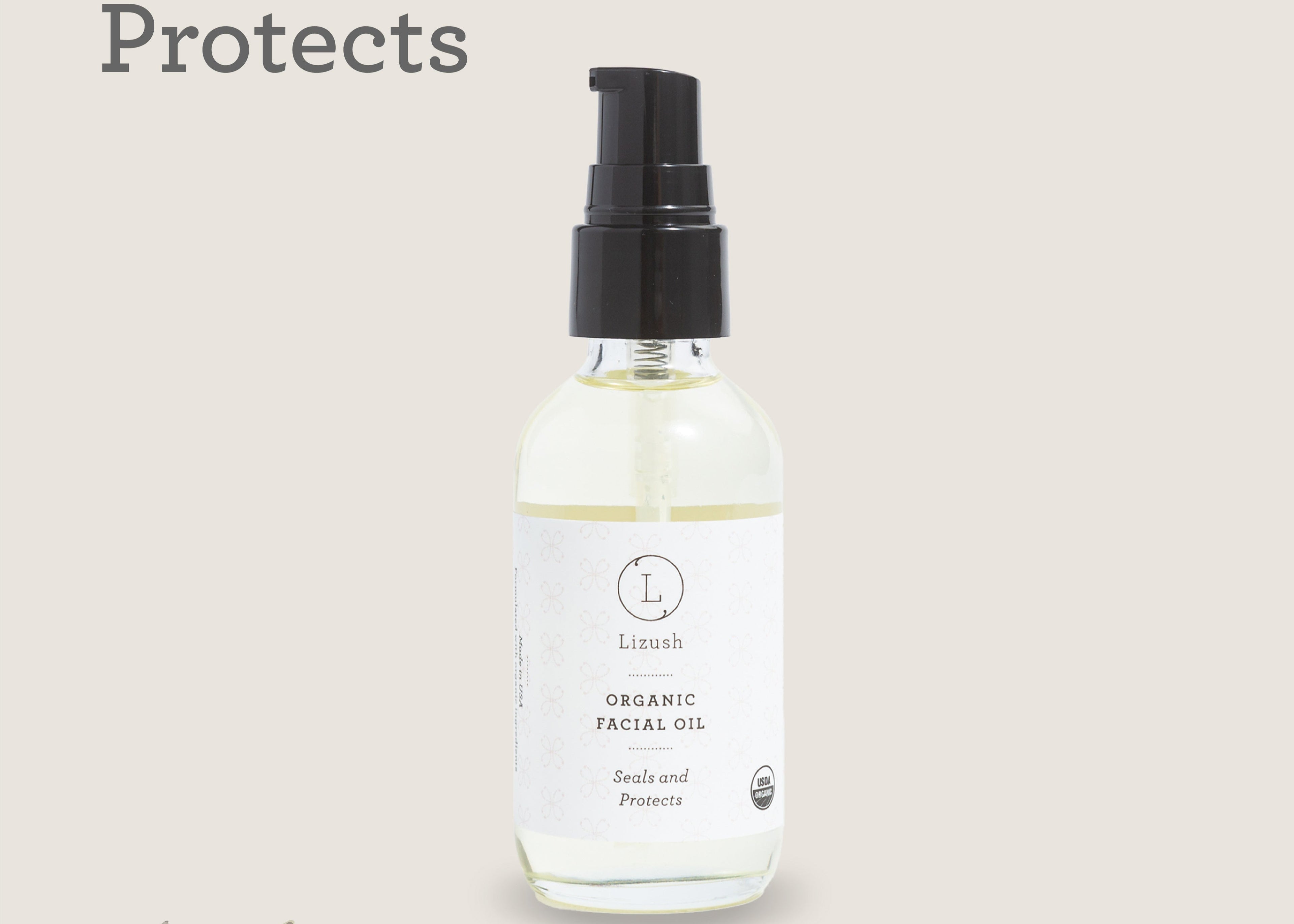 ORGANIC FACIAL OIL, Seals and Protects