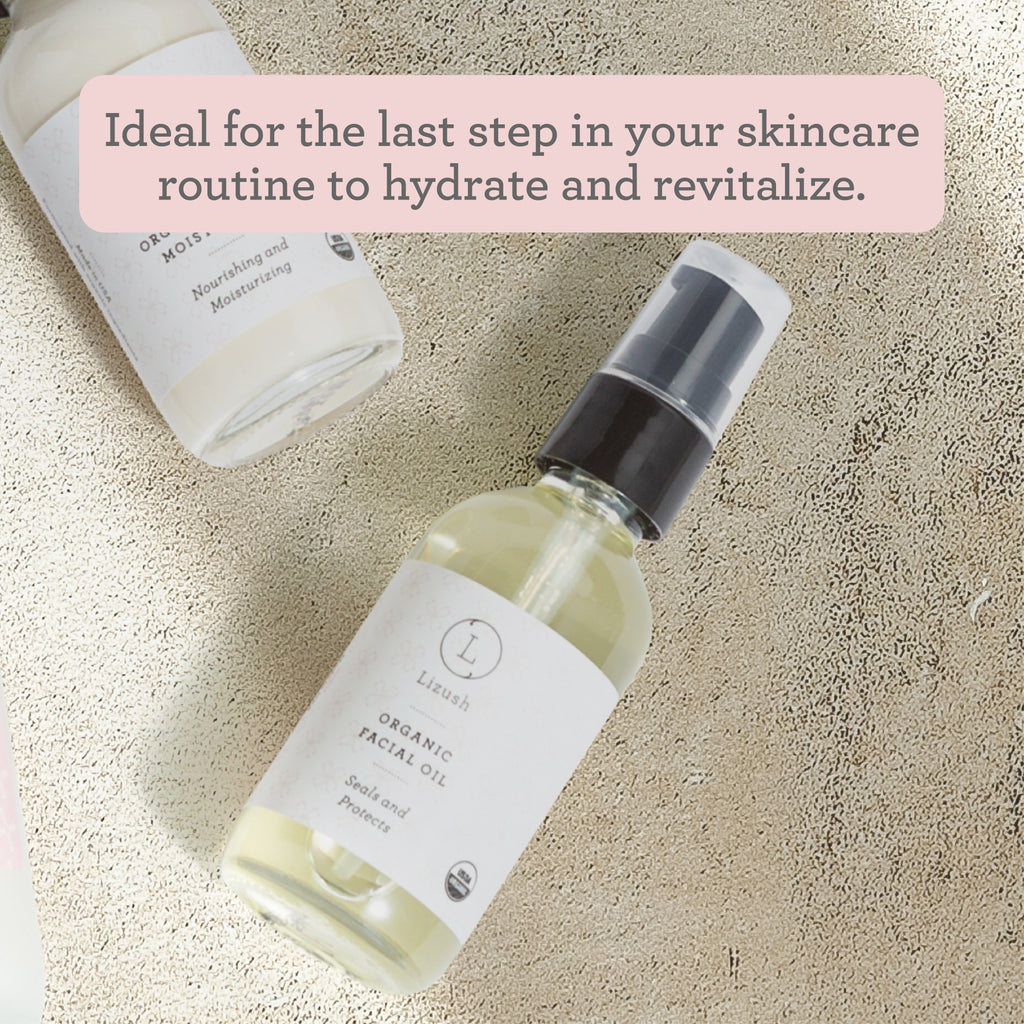 ORGANIC FACIAL OIL, Seals and Protects