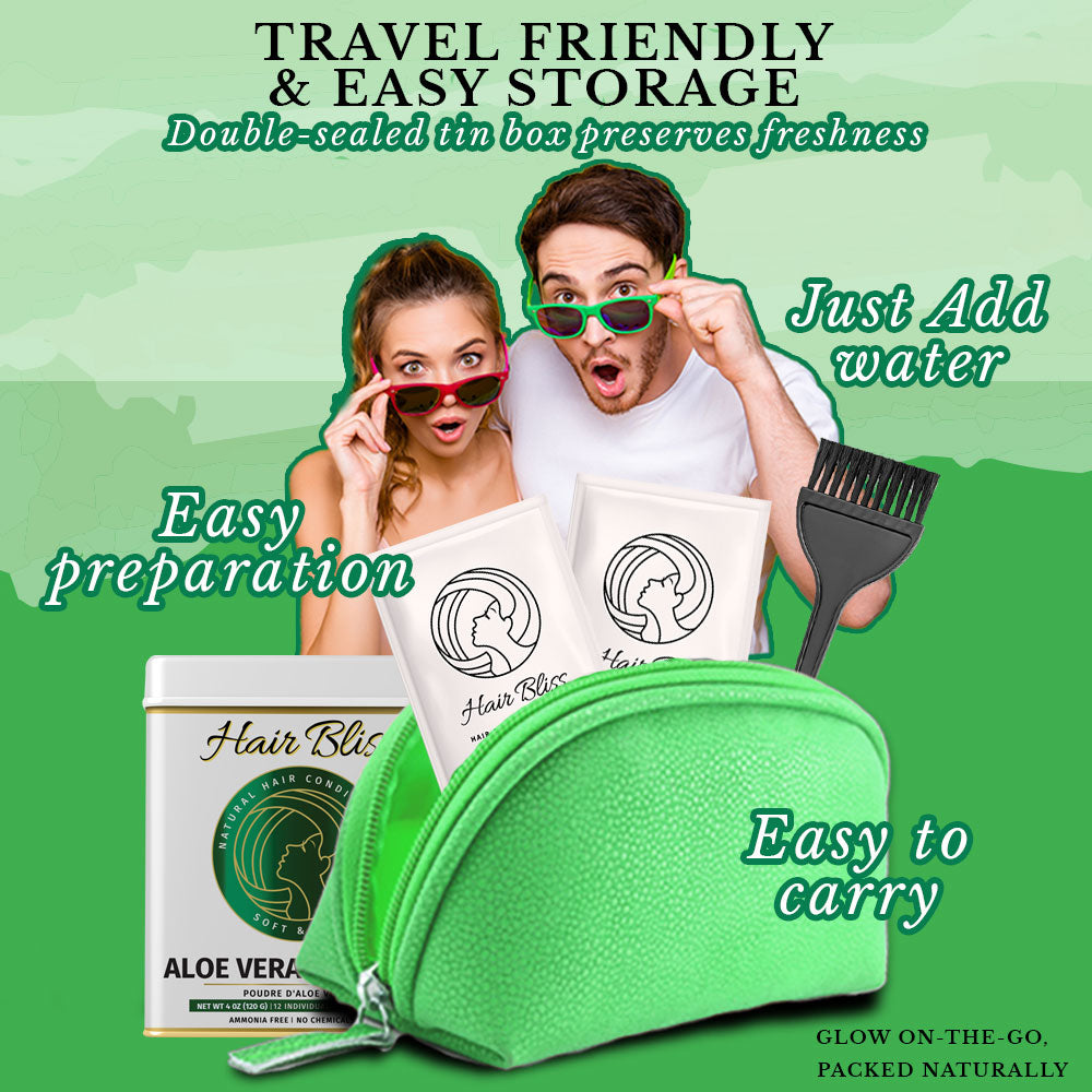 Natural Aloe Vera Herbal Hair & Skin Conditioning Powder