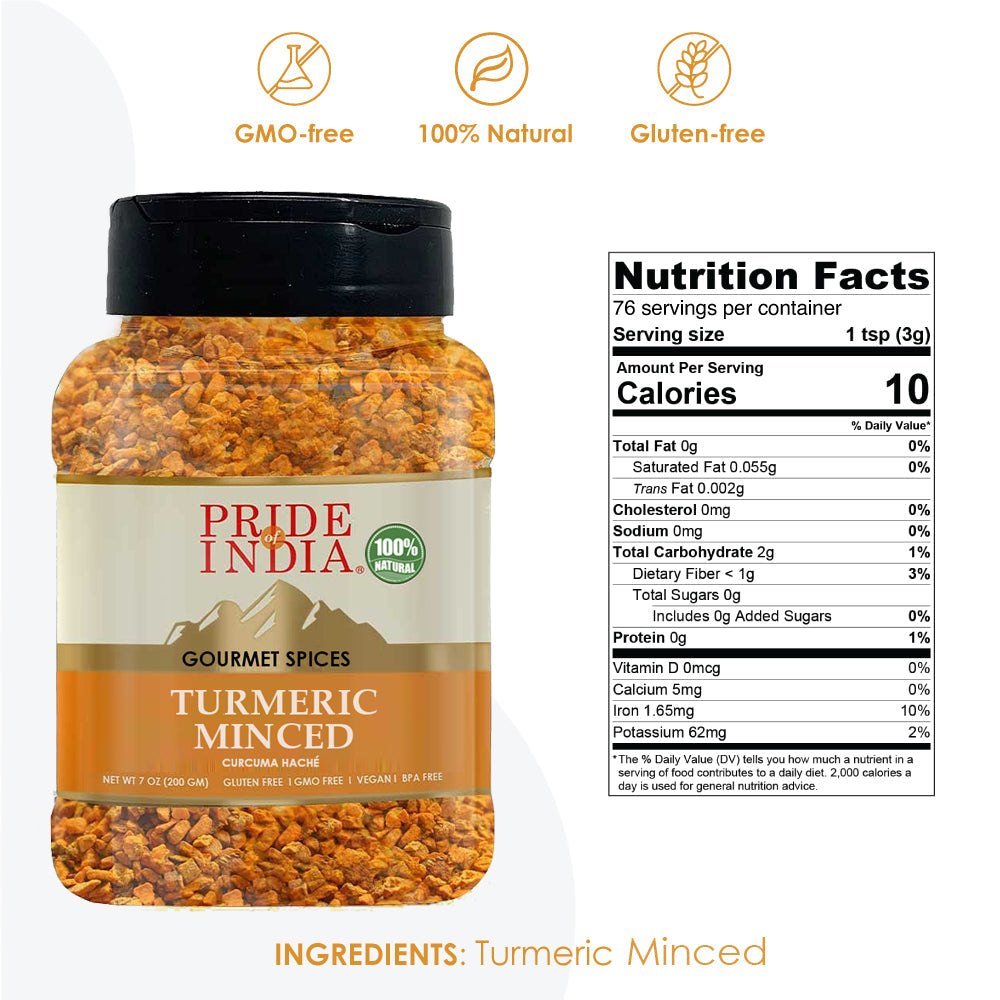 Natural Gourmet Turmeric Minced Whole