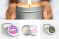 Trio of Tin Soy Candles - Bergamot & Lavender Essential Oils