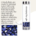 High-Quality Borosilicate Glass Bottle with Lapis Lazuli