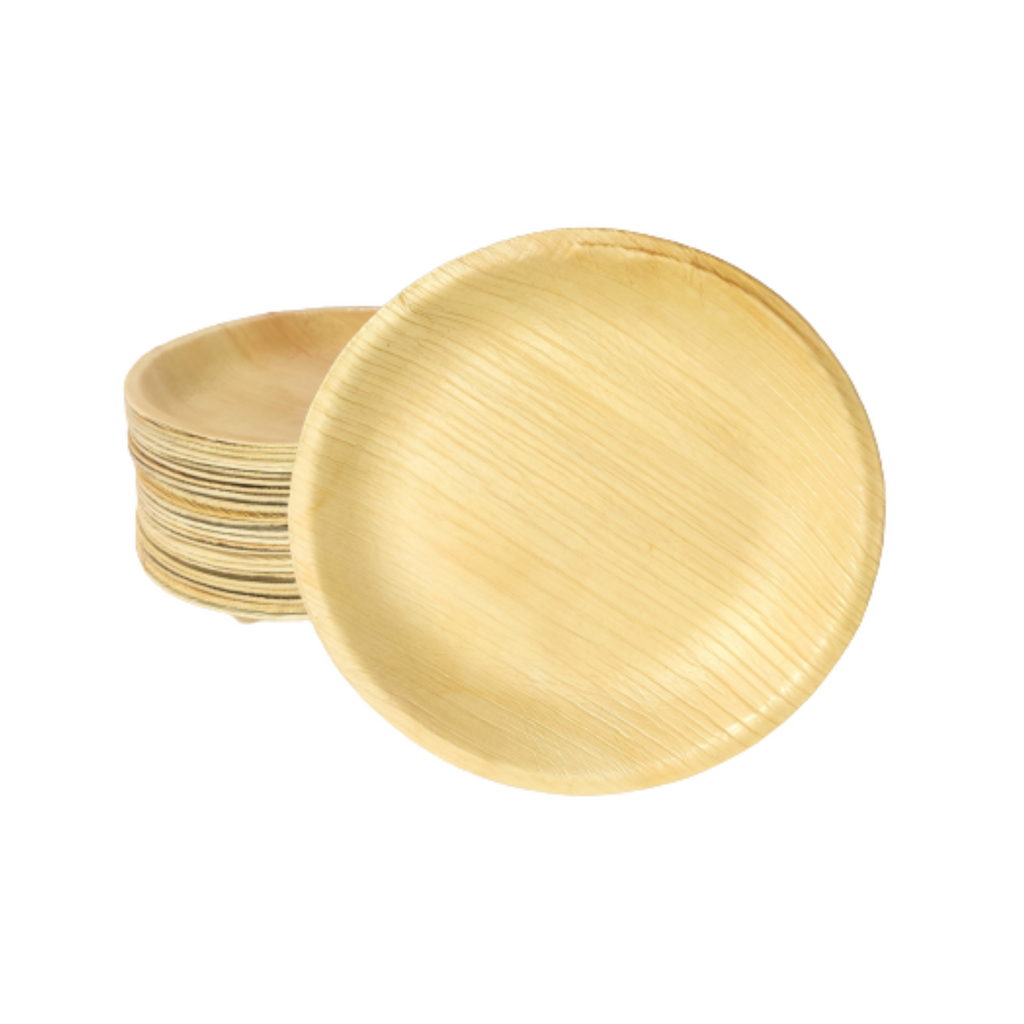 Palm Leaf Plates Round 6" Inch (Set of 50/100/200)