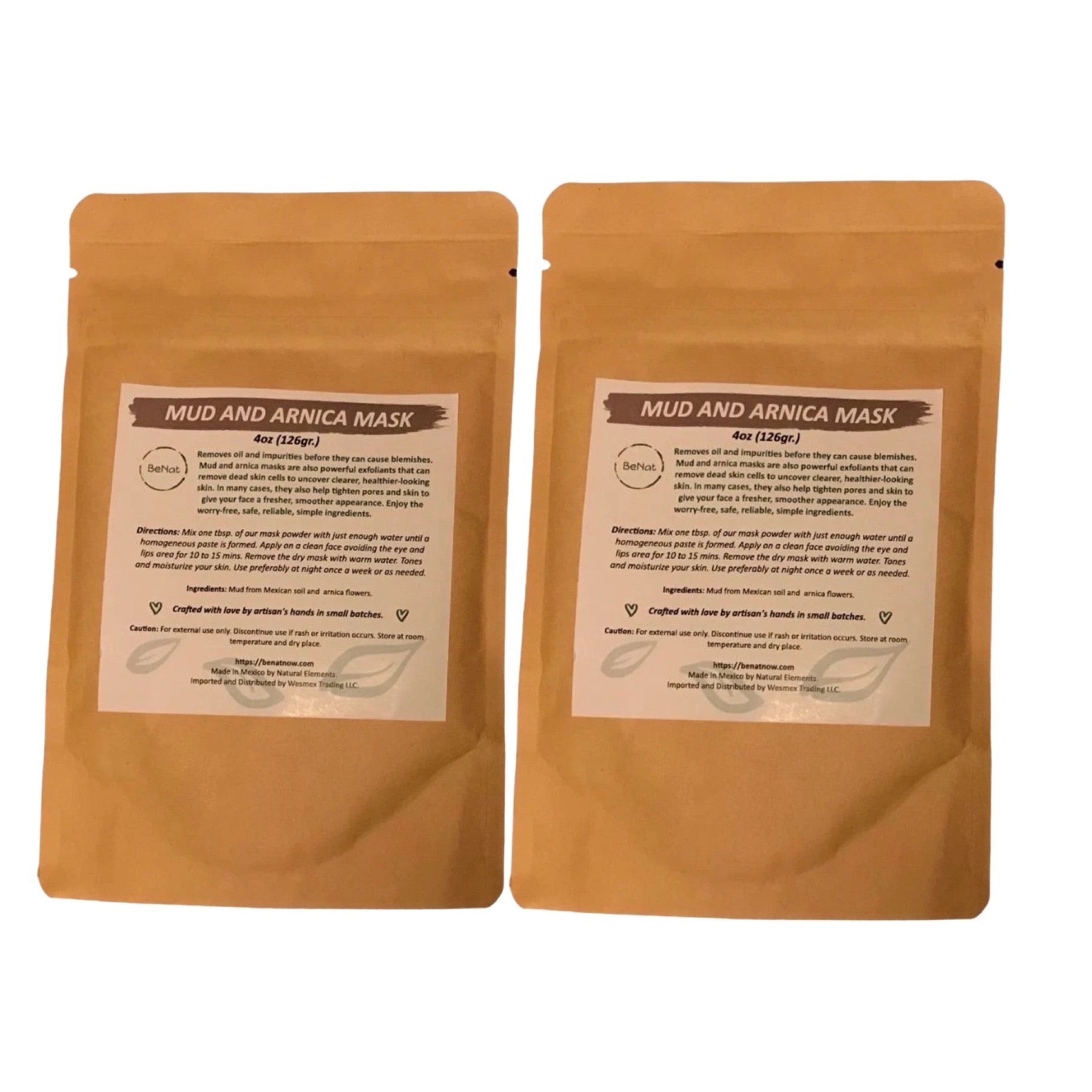 Mud & Arnica Facial Mask (2-Pack)