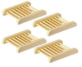 Bamboo Soap Dish (4-Pack)