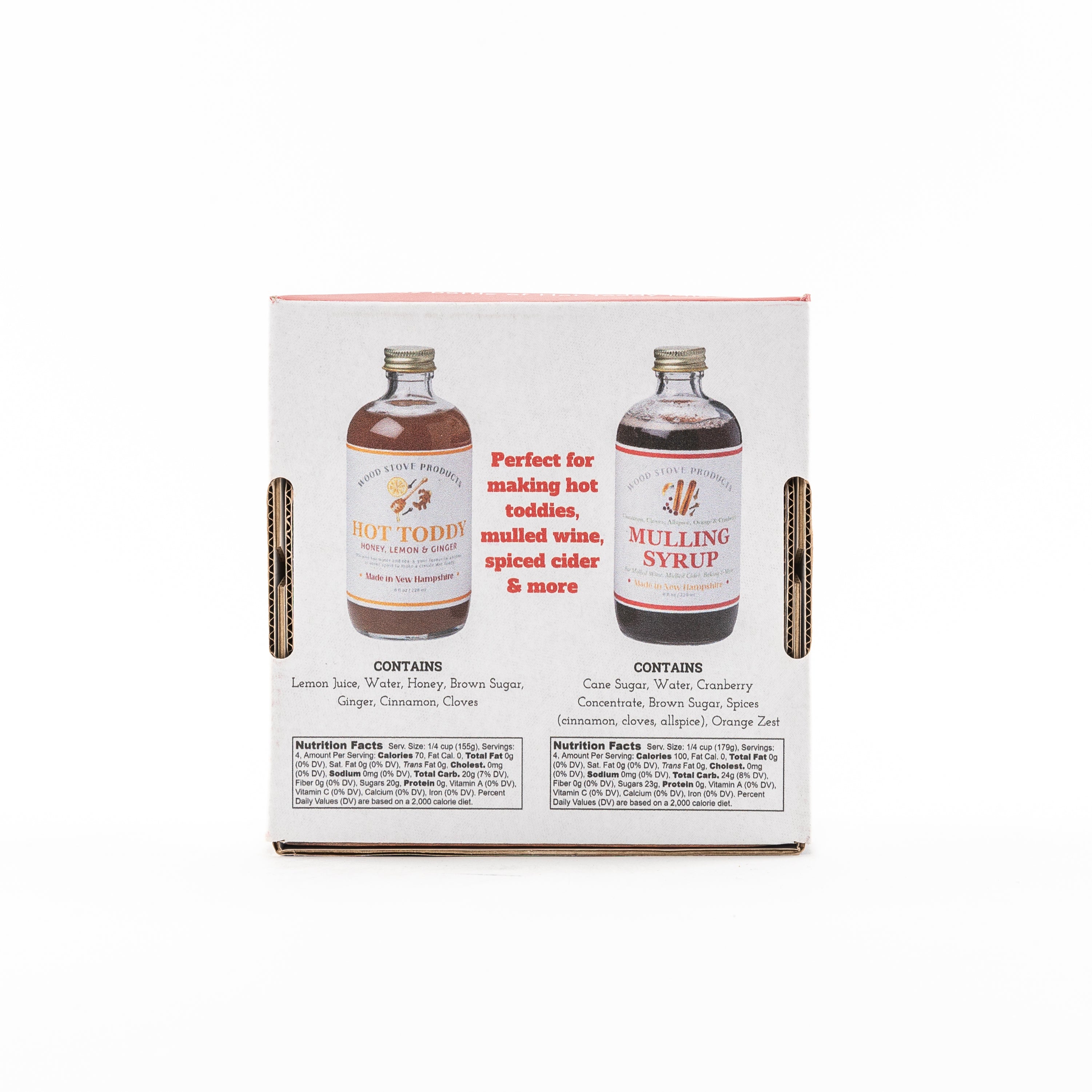 Winter Survival Kit: 8 fl oz Hot Toddy & 8 fl oz Mulling Syrup