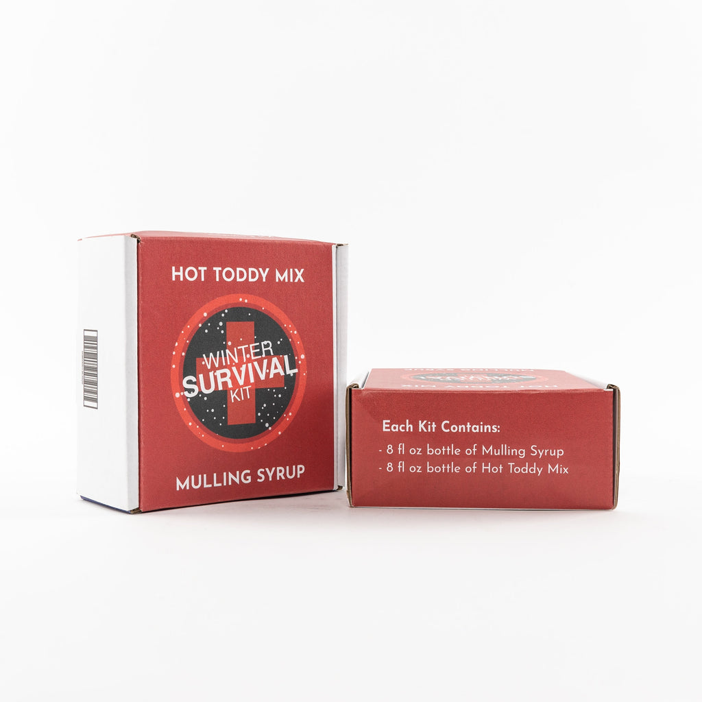 Winter Survival Kit: 8 fl oz Hot Toddy & 8 fl oz Mulling Syrup
