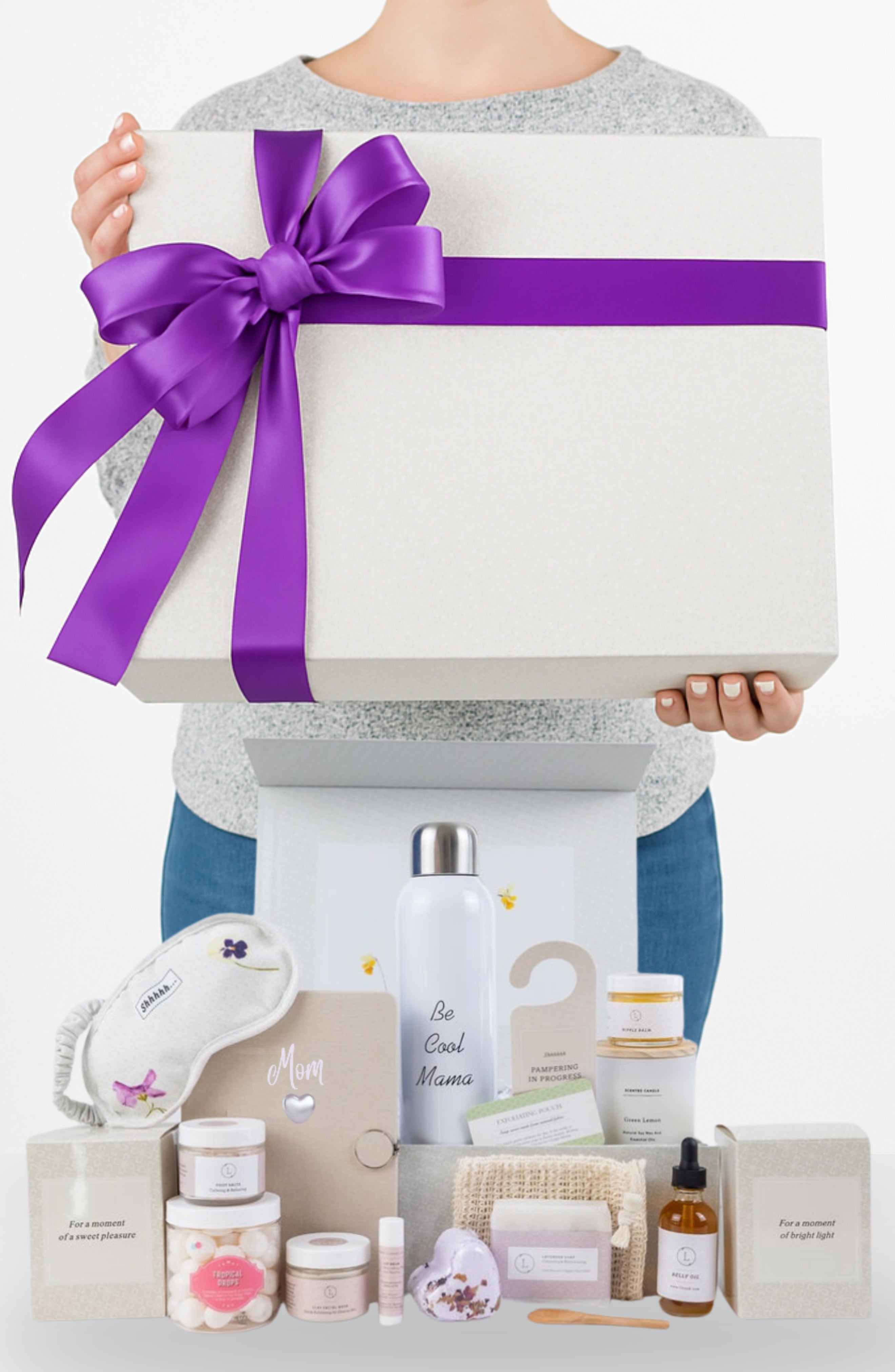 Natural Skincare Pampering Gift for New Mom