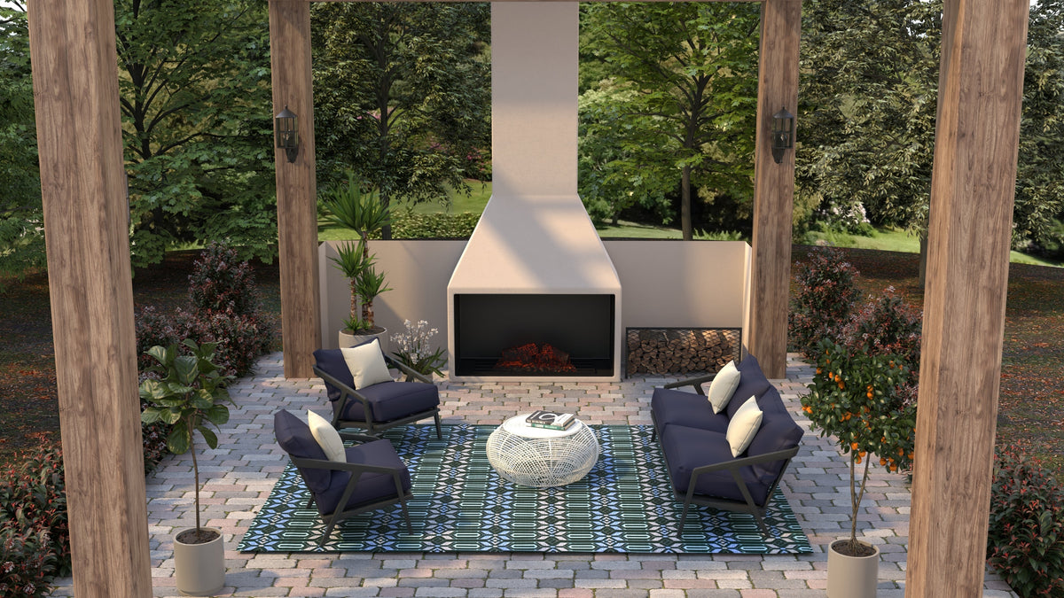 Moroccan Dark Periwinkle Rug