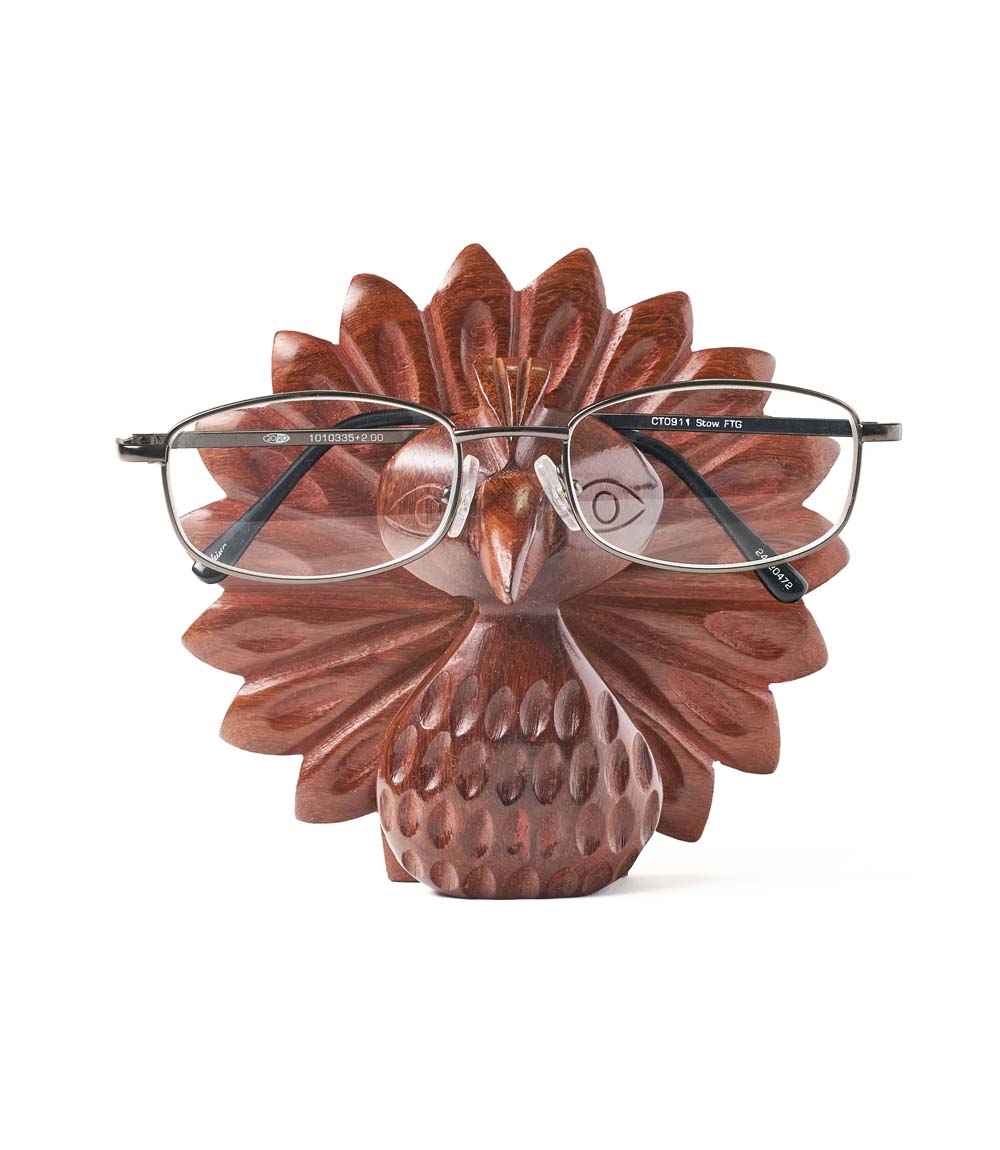 Peacock Glasses Holder Stand