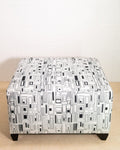 Cristianitos in Clairvoyant Large Ottoman (25" x 27" x 15")