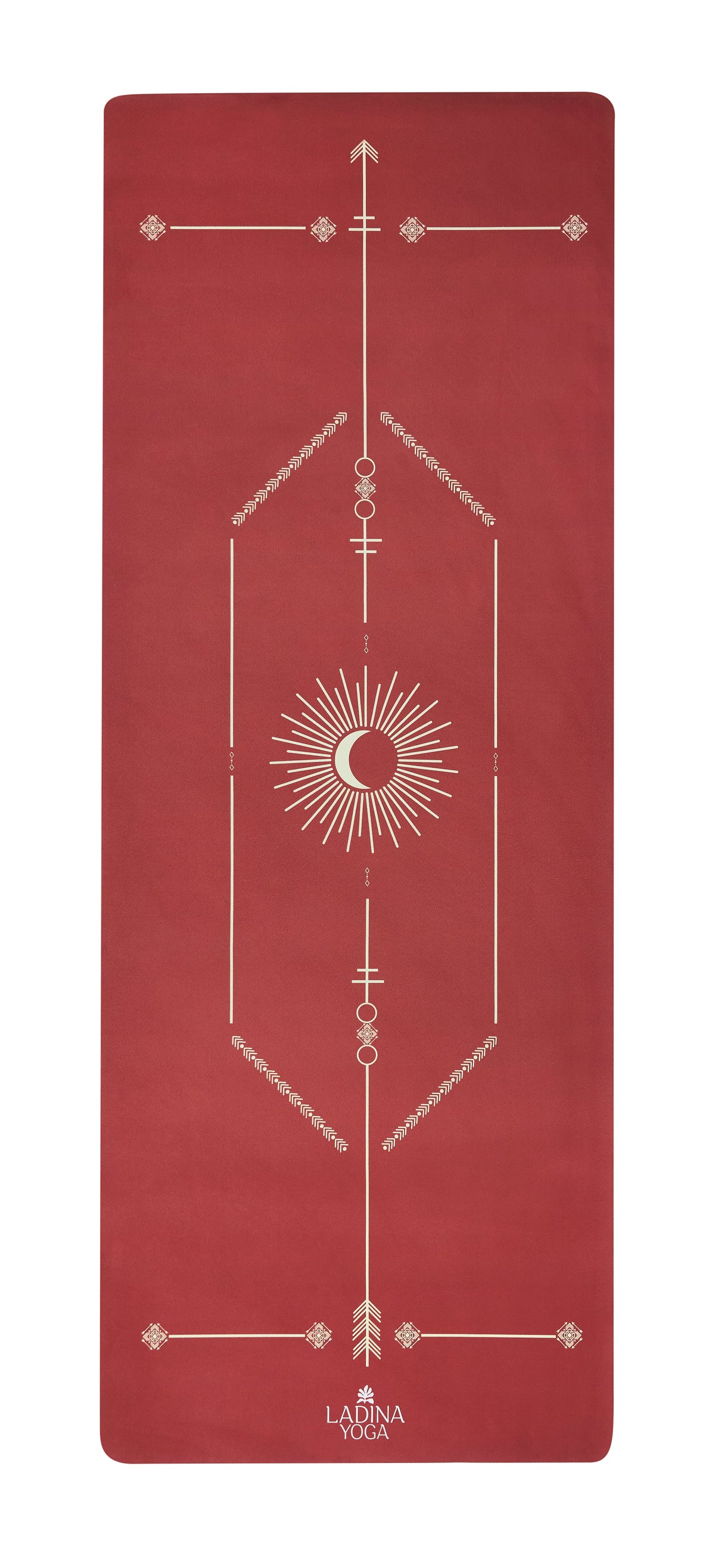 Sustainable Yoga Mat - Warrior Red Velvet