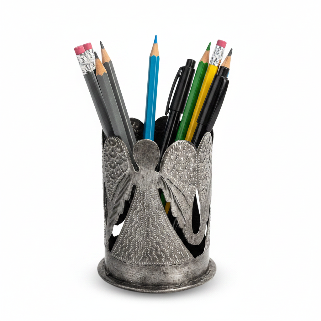 Angel Votive Pencil Holder