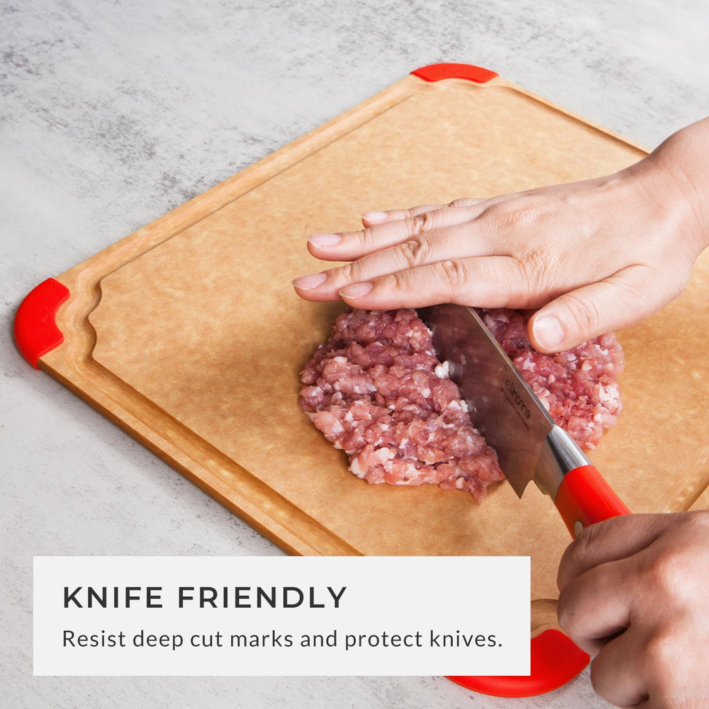 Premium Series Cutting Board - Non Slip & Color Code - Large (12 x 16 x 1/4 )