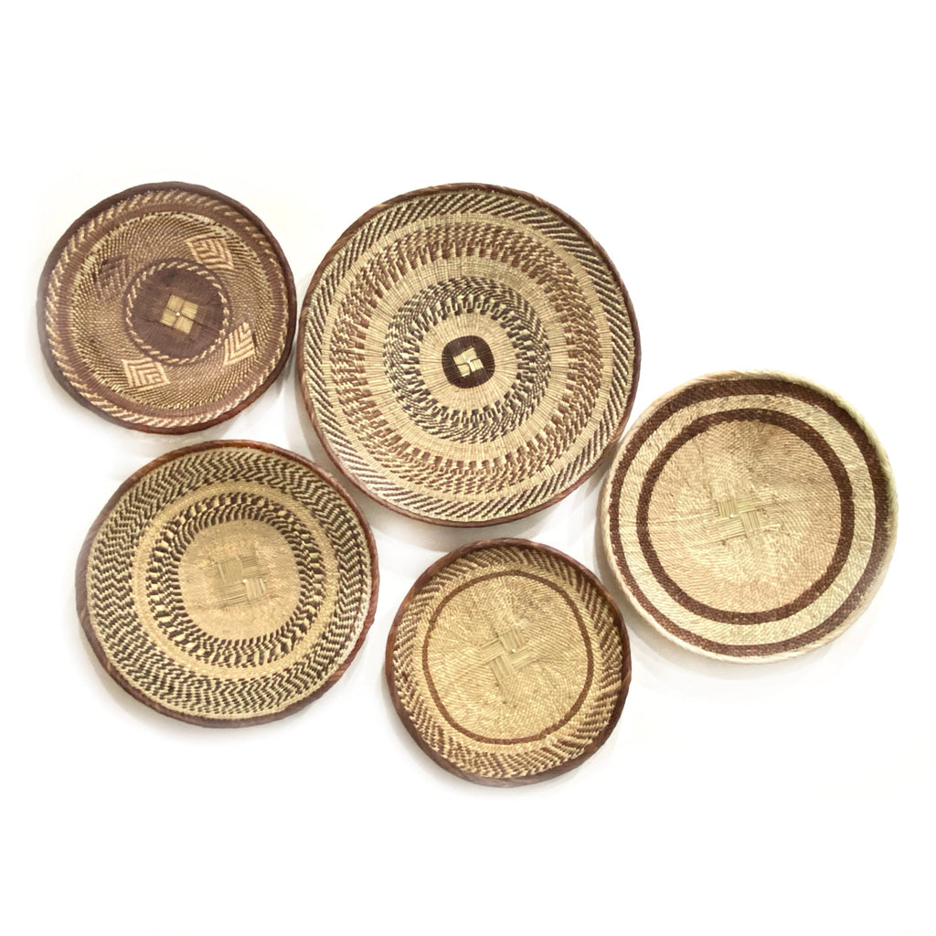 Tonga Wall Decor Basket Set (Set of 5)